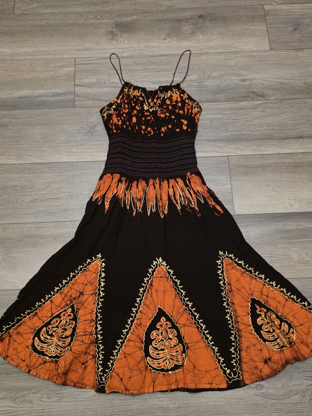Boho Style Festival Vibes Double Decker Dress Free Size